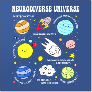 Autism Awareness, Neurodiverse Universe, Sped Teacher, Space Neurodiversity, Special Education Posters and Art